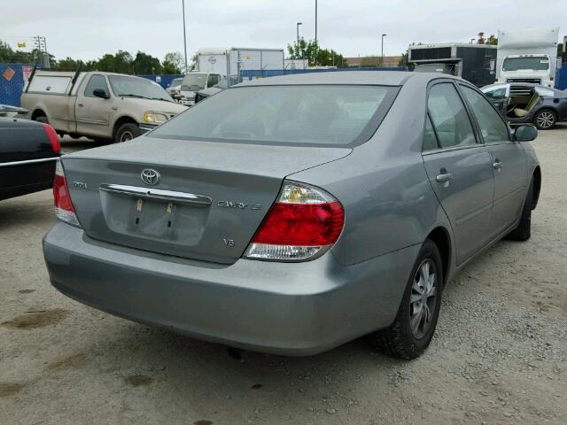 4T1BF30K65U602293 - 2005 TOYOTA CAMRY LE მწვანე ფოტო 4