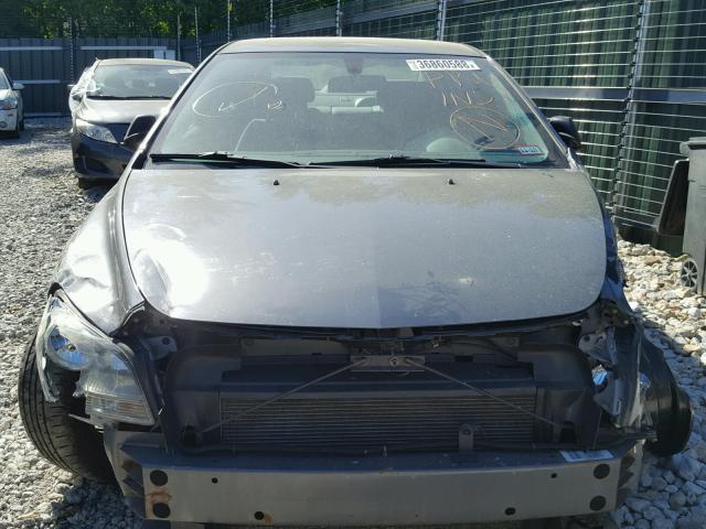 1G1ZG57B194224576 - 2009 CHEVROLET MALIBU LS ნაცრისფერი ფოტო 9