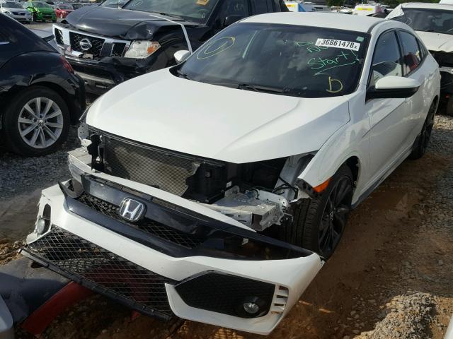 SHHFK7H42HU212141 - 2017 HONDA CIVIC SPOR WHITE photo 2