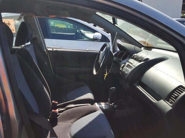 JHMGD38677S067513 - 2007 HONDA FIT S 灰色 照片 5