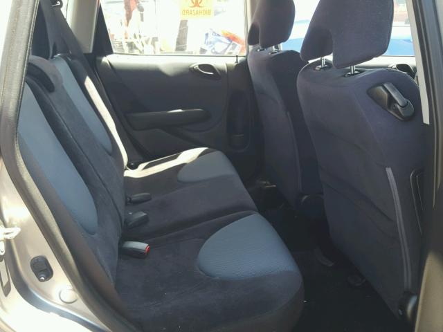JHMGD38677S067513 - 2007 HONDA FIT S 灰色 照片 6