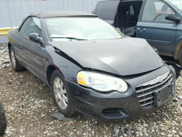 1C3EL75R84N111003 - 2004 CHRYSLER SEBRING GT BLACK photo 1