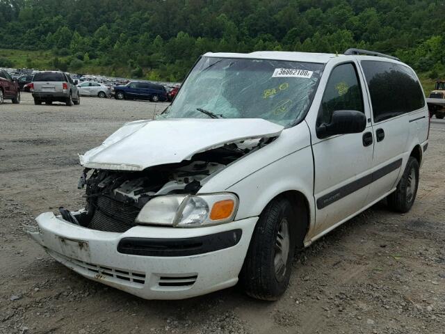 1GNDX03E54D181929 - 2004 CHEVROLET VENTURE WHITE photo 2