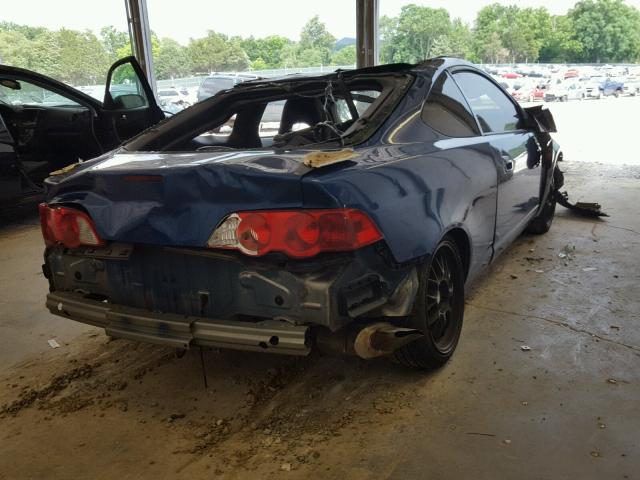 JH4DC53074S009305 - 2004 ACURA RSX TYPE-S BLUE photo 4