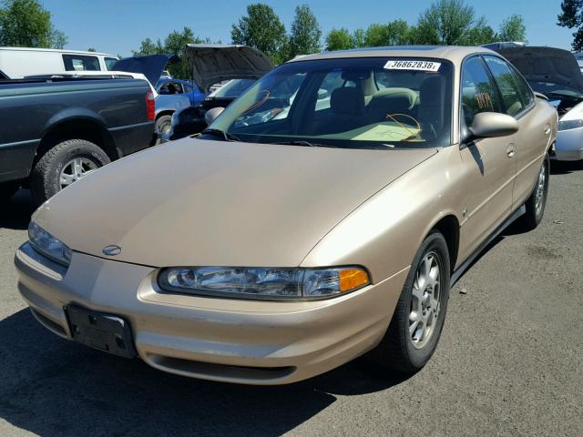 1G3WS52HX2F125074 - 2002 OLDSMOBILE INTRIGUE G GOLD photo 2