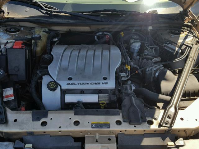 1G3WS52HX2F125074 - 2002 OLDSMOBILE INTRIGUE G GOLD photo 7