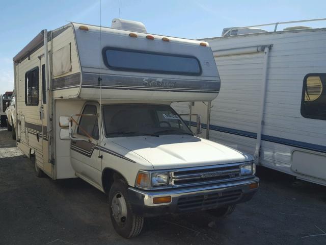 JT5VN94T7K0001306 - 1989 TOYOTA PICKUP CAB WHITE photo 1