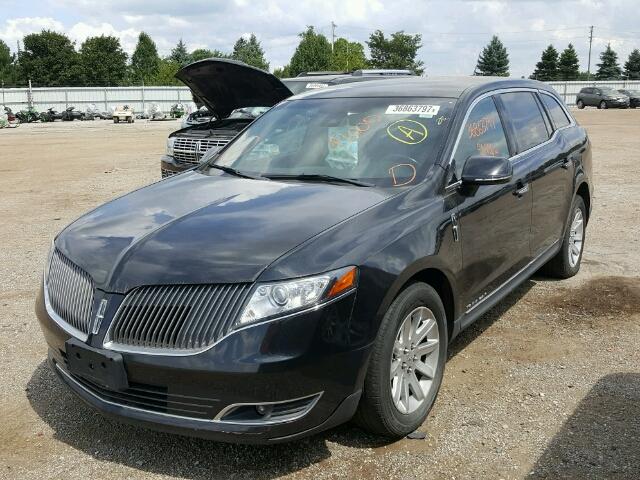 2LMHJ5NK4EBL50051 - 2014 LINCOLN MKT BLACK photo 2