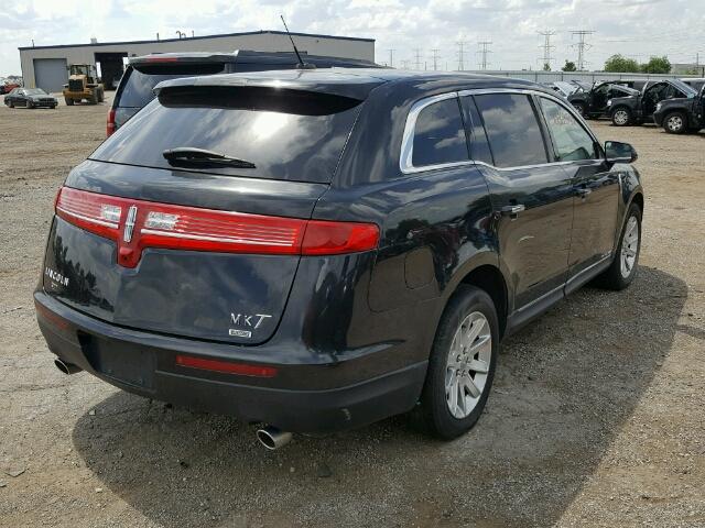 2LMHJ5NK4EBL50051 - 2014 LINCOLN MKT BLACK photo 4