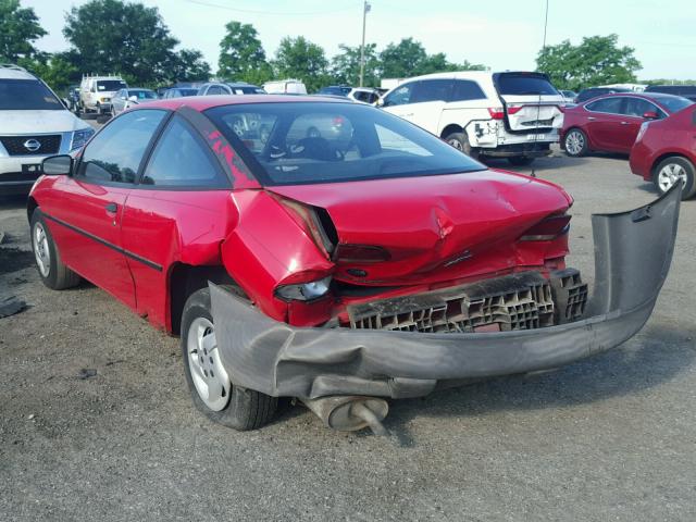 3G1JC1240XS834489 - 1999 CHEVROLET CAVALIER B RED photo 3