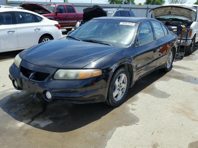 1G2HZ541634183835 - 2003 PONTIAC BONNEVILLE BLACK photo 2