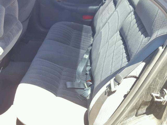 1G2WP52K81F131634 - 2001 PONTIAC GRAND PRIX BLACK photo 6