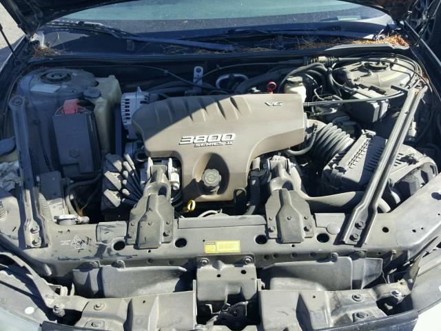 1G2WP52K81F131634 - 2001 PONTIAC GRAND PRIX BLACK photo 7