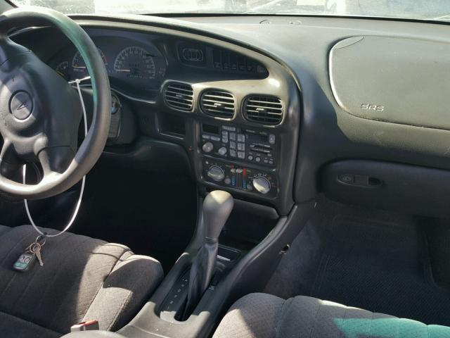 1G2WP52K81F131634 - 2001 PONTIAC GRAND PRIX BLACK photo 9
