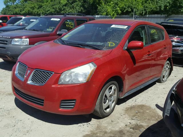 5Y2SP67869Z439585 - 2009 PONTIAC VIBE RED photo 2