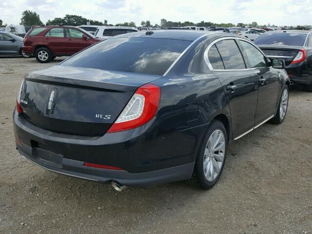 1LNHL9DK6DG616059 - 2013 LINCOLN MKS BLACK photo 4