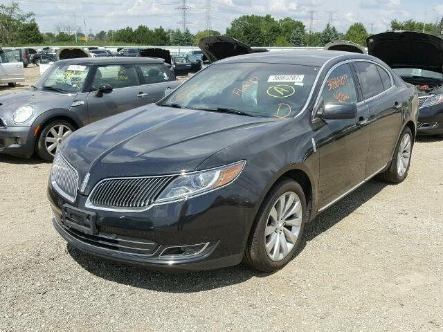 1LNHL9DK6FG605842 - 2015 LINCOLN MKS BLACK photo 2