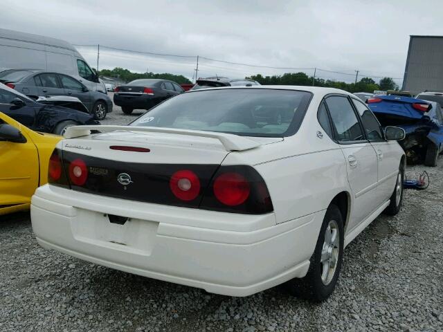 2G1WH52K259278628 - 2005 CHEVROLET IMPALA LS WHITE photo 4