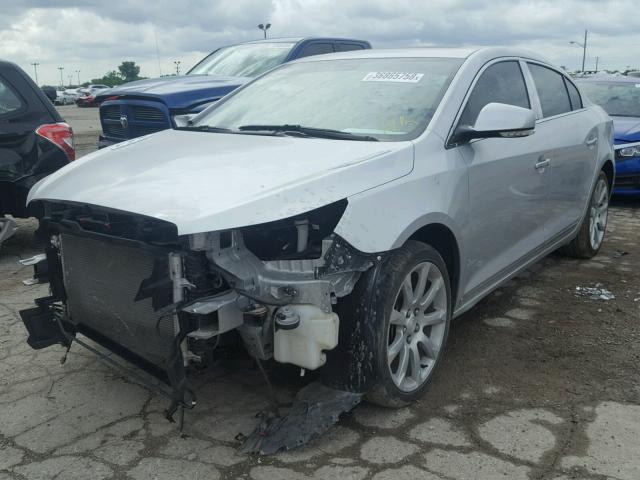 1G4GE5GV6AF114710 - 2010 BUICK LACROSSE C SILVER photo 2