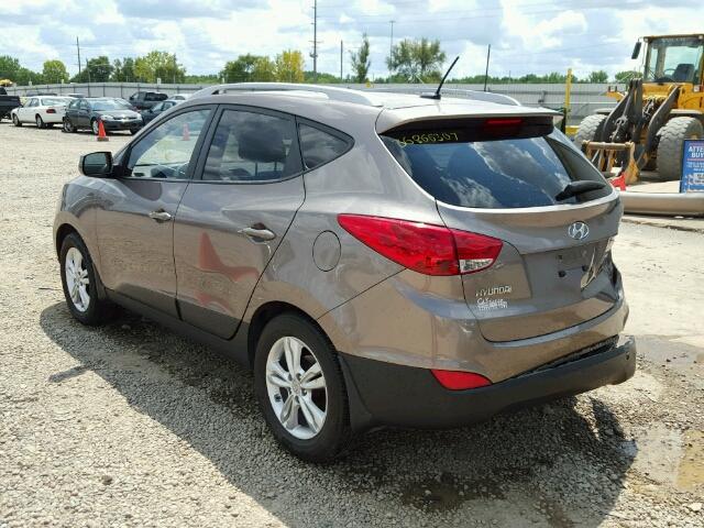 KM8JU3AC6BU243628 - 2011 HYUNDAI TUCSON TAN photo 3