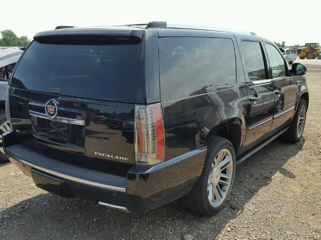 1GYS4JEF1ER118281 - 2014 CADILLAC ESCALADE E BLACK photo 4