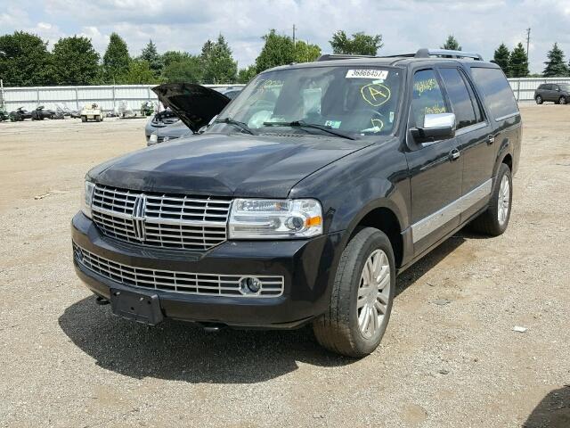 5LMJJ3J54EEL06019 - 2014 LINCOLN NAVIGATOR BLACK photo 2