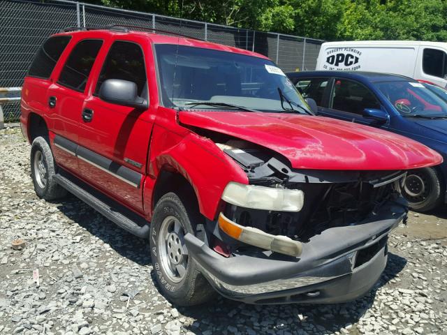 1GNEC13Z02J331842 - 2002 CHEVROLET TAHOE C150 RED photo 1