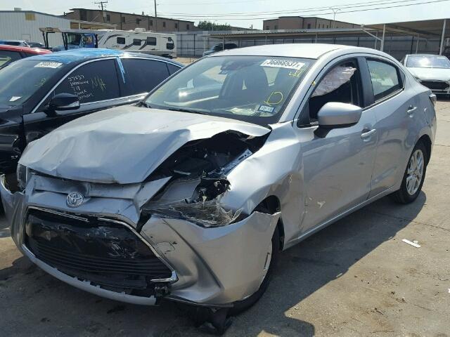 3MYDLBYV5HY158681 - 2017 TOYOTA YARIS IA SILVER photo 2