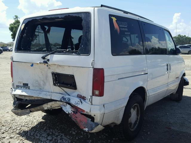 1GKDM19W9YB543662 - 2000 GMC SAFARI XT WHITE photo 4