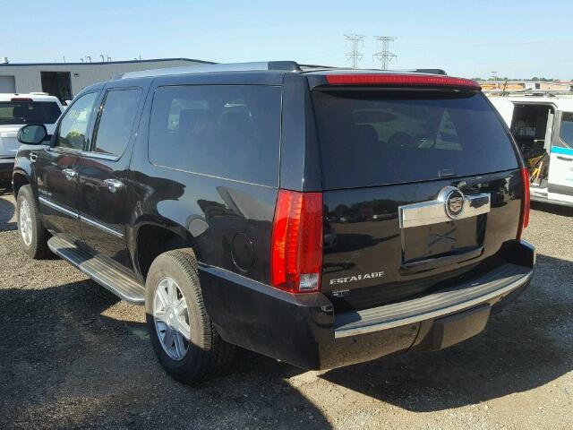 1GYS4GEFXDR229672 - 2013 CADILLAC ESCALADE E BLACK photo 3