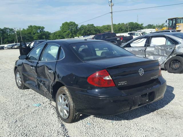 2G4WD562151248303 - 2005 BUICK LACROSSE C BLACK photo 3