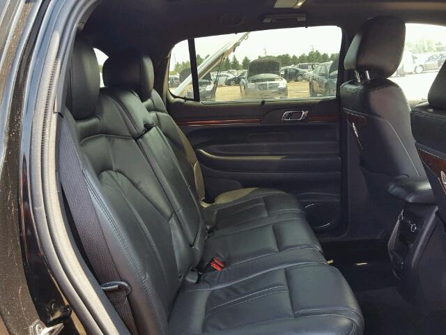 2LMHJ5NK5EBL53606 - 2014 LINCOLN MKT BLACK photo 6