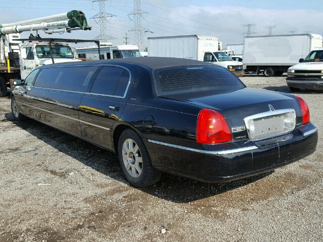 2L1FL8JW1BX751256 - 2011 LINCOLN TOWN CAR E BLACK photo 3