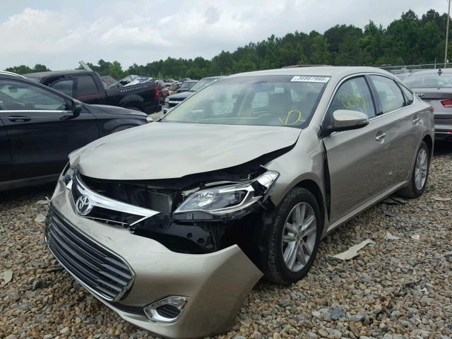 4T1BK1EBXEU128650 - 2014 TOYOTA AVALON BAS 金色 照片 2