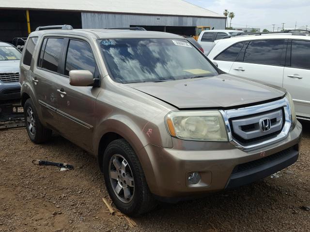 5FNYF38879B004137 - 2009 HONDA PILOT TOUR TAN photo 1