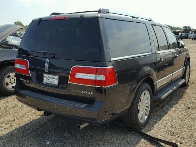 5LMJJ3J58EEL05794 - 2014 LINCOLN NAVIGATOR BLACK photo 4