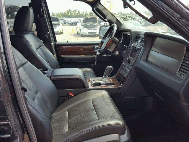 5LMJJ3J58EEL05794 - 2014 LINCOLN NAVIGATOR BLACK photo 5