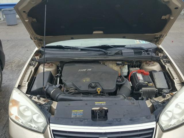 1G1ZS58NX8F118735 - 2008 CHEVROLET MALIBU LS GOLD photo 7
