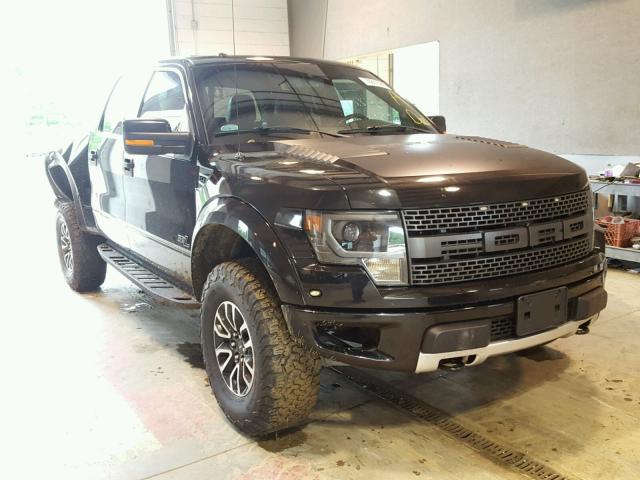 1FTFW1R69EFD05314 - 2014 FORD F150 SVT R BLACK photo 1