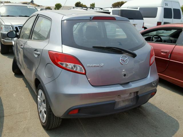 JM1DE1KZ9E0183104 - 2014 MAZDA MAZDA2 SPO GRAY photo 3