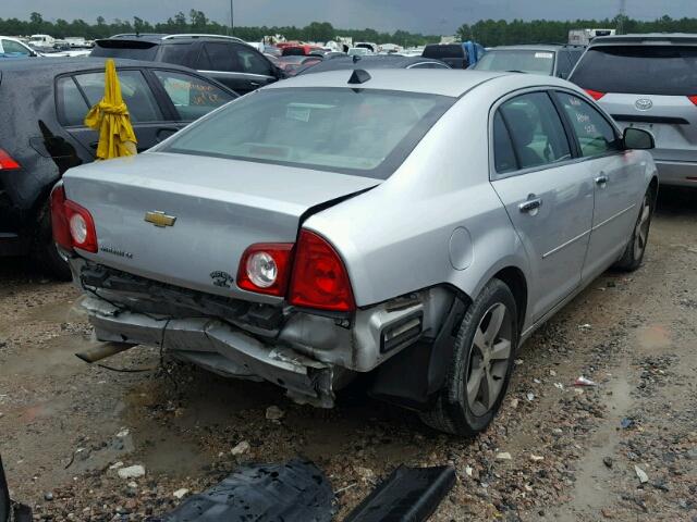 1G1ZC5EU6CF263384 - 2012 CHEVROLET MALIBU 1LT 银色 照片 4