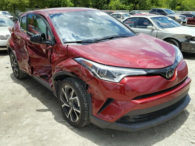 NMTKHMBX4JR054269 - 2018 TOYOTA C-HR XLE RED photo 1