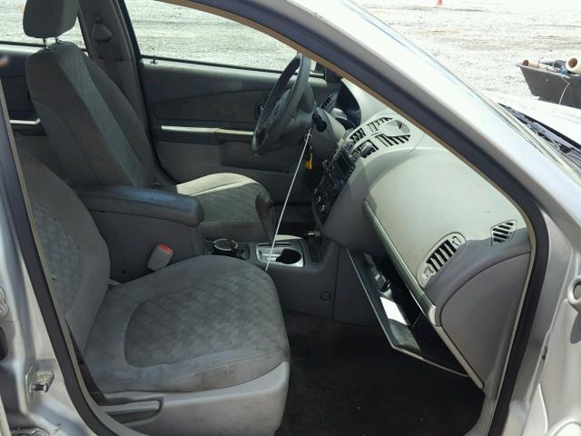 1G1ZT52855F221251 - 2005 CHEVROLET MALIBU LS ვერცხლისფერი ფოტო 5