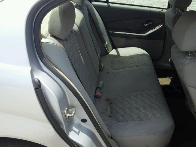 1G1ZT52855F221251 - 2005 CHEVROLET MALIBU LS ვერცხლისფერი ფოტო 6