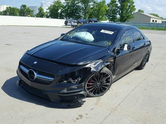 WDDSJ5CB8EN084584 - 2014 MERCEDES-BENZ CLA 45 AMG BLACK photo 2