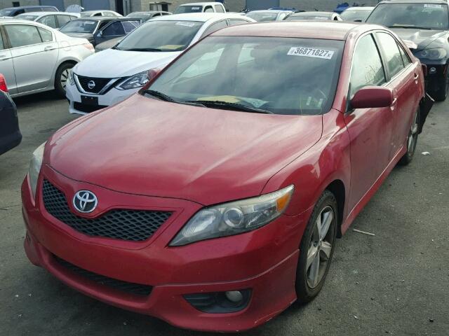 4T1BF3EK6AU040267 - 2010 TOYOTA CAMRY RED photo 2