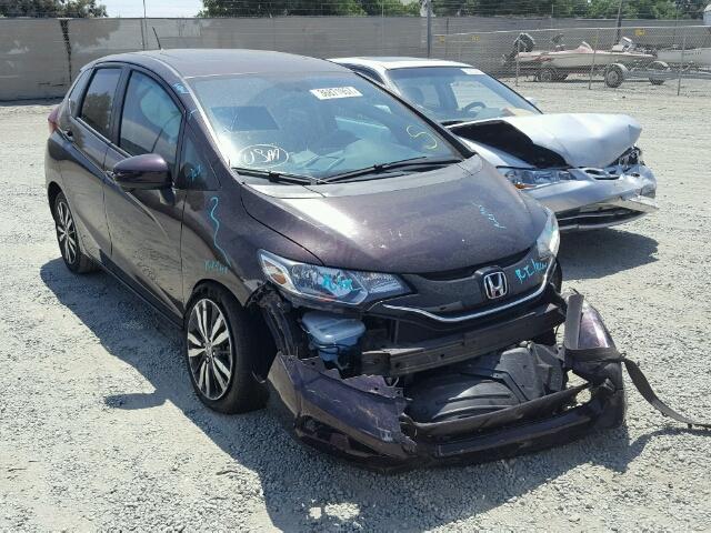 3HGGK5H83FM756820 - 2015 HONDA FIT EX PURPLE photo 1