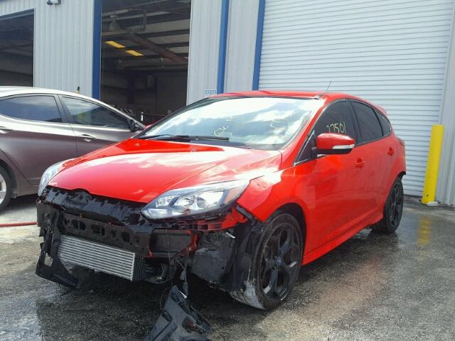 1FADP3L94EL430165 - 2014 FORD FOCUS ST RED photo 2