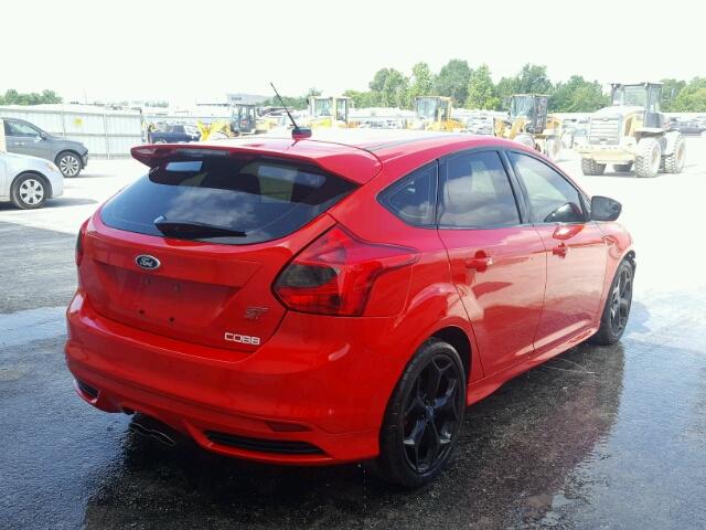 1FADP3L94EL430165 - 2014 FORD FOCUS ST RED photo 4