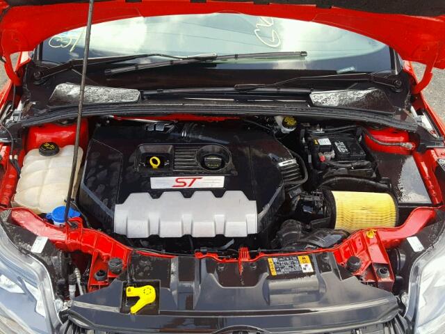 1FADP3L94EL430165 - 2014 FORD FOCUS ST RED photo 7